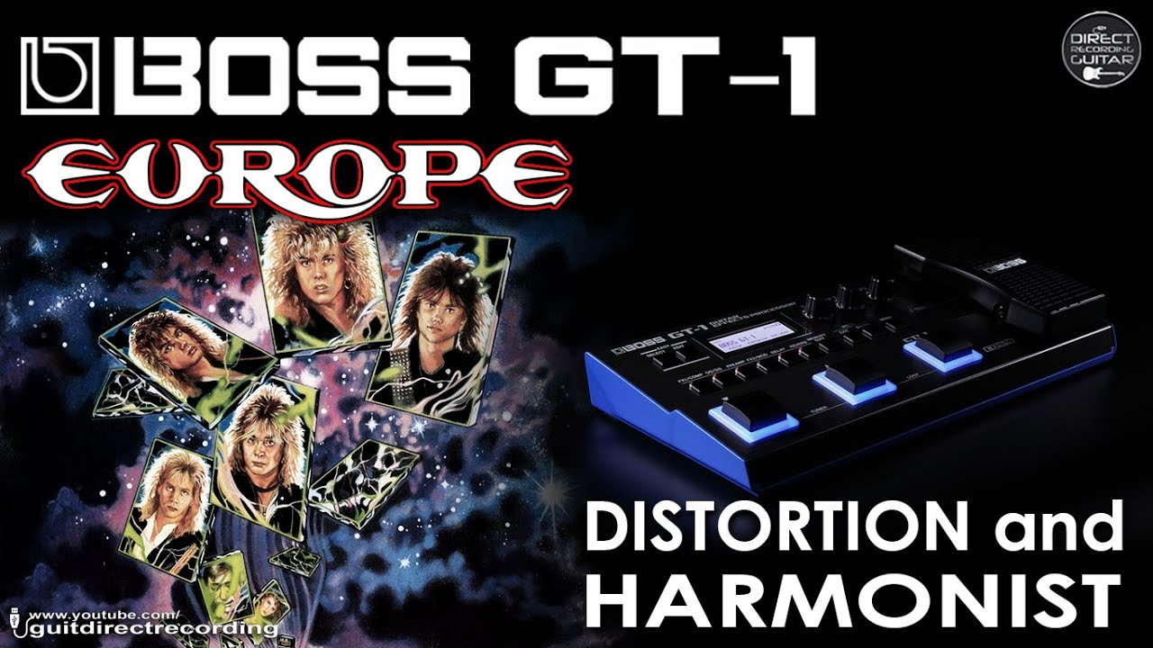楽器/器材 エフェクター BOSS GT-1 EUROPE Lead Distortion + Harmonist, Harmonizer FREE Settings