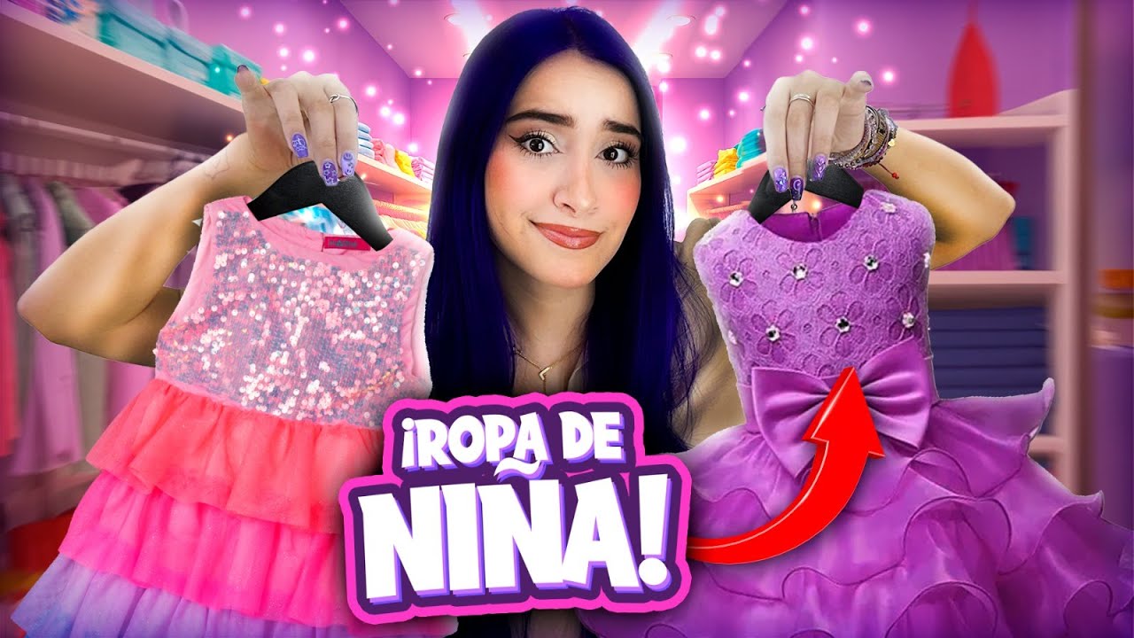 Me pruebo ROPA de NIÑA DE 10 AÑOS para ver si me queda 😳👗