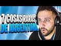 Español REACCIONA a 7 COSAS MUY RARAS de ARGENTINA 😮