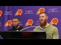 Excellent two-man interview with Aron Baynes and Mikal Bridges after Suns big win over Bucks