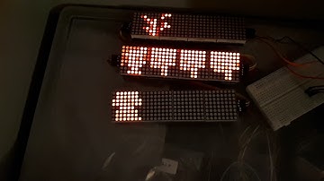 arduino | Manic Miner on led matrixes | better scrolling after almost a complete rewrite