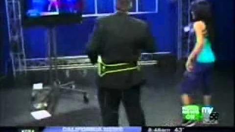 KCRA 3 News in Sacramento - Adriana Carr shows off...