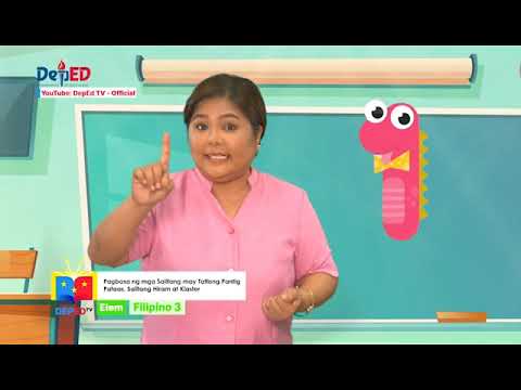 GRADE 3 FILIPINO  QUARTER 1 EPISODE 5 (Q1 EP5): Pagbasa ng mga Salitang May Tatlong Pantig Pataas at Salitang May Klaster