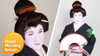 Richard Arnold Tackles Tokyo With a Traditional Geisha Make Over | Good Morning Britain