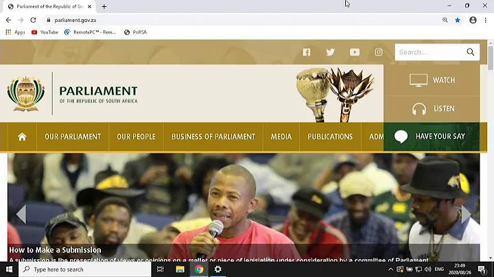 Portfolio Committee on Cooperative Governance and Traditional Affairs, 26 August 2020