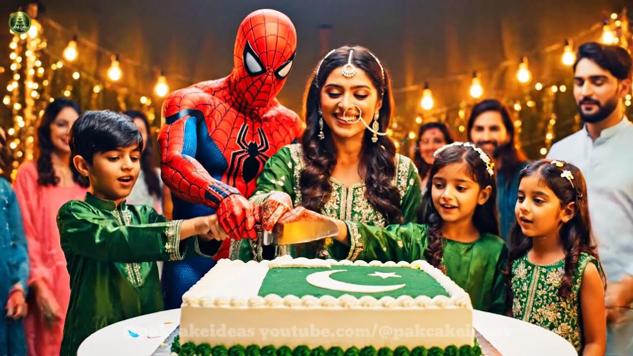 Celebrating Independence Day with New Pakistani motorcycle cake 