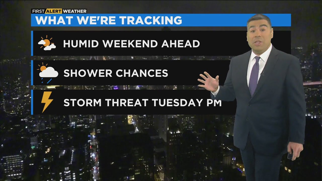 Chicago First Alert Weather: Humid weekend ahead with shower chances ...