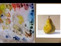 Watercolor Painting, Underpainting Using Complementary Colors