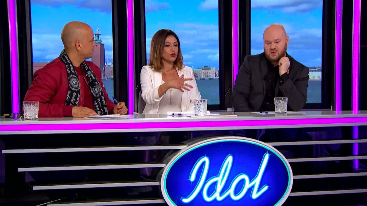 Nikki Amini och Fredrik Kempe ryker ihop i Idol 2016 - Idol Sverige (TV4)