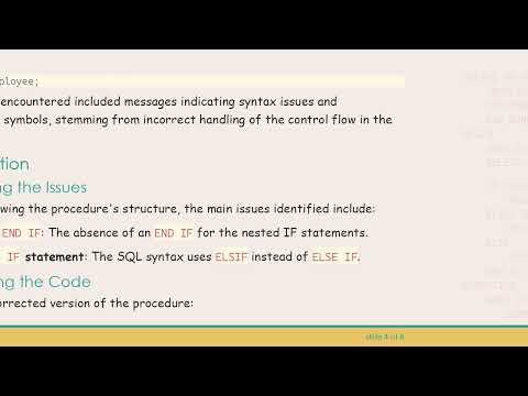 Understanding and Resolving PL/SQL Procedure Errors in Oracle SQL Developer