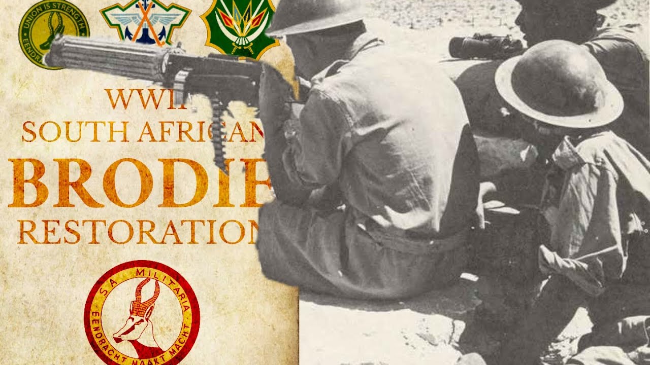 WWII South African Brodie Helmet Restoration YouTube