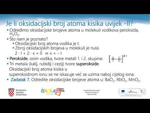 Video: Koliki je oksidacijski broj klora u perklornoj kiselini?