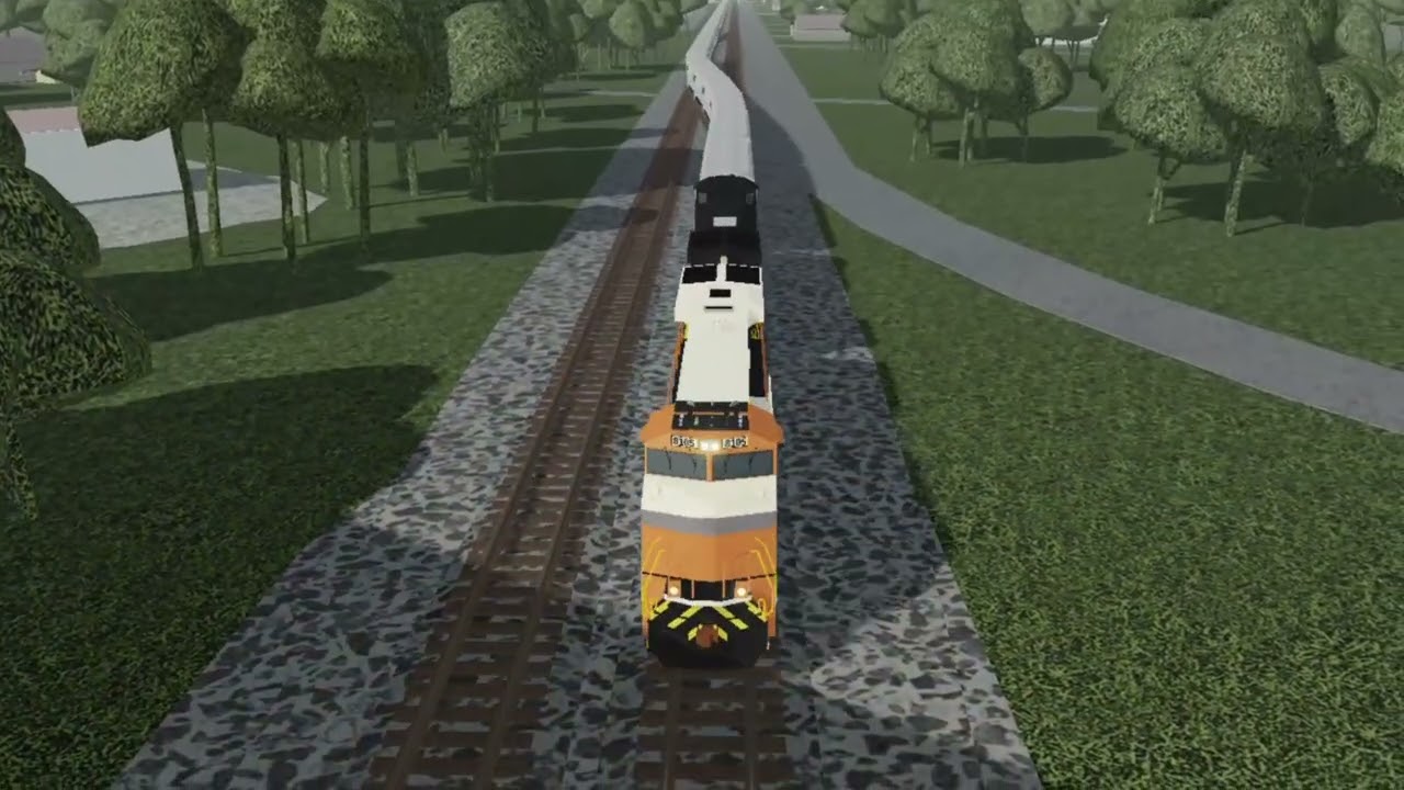 NS 8105 leads NS grain train with NS 1080 mid dpu, and NS thuroughbred DPU 