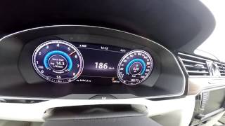 2015 VW Passat B8 1.8T (180hp) 0-100, 0-200, 100-200 km/h acceleration (GPS)