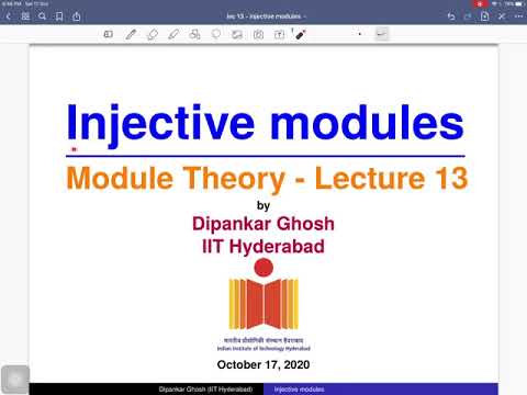 Module theory -