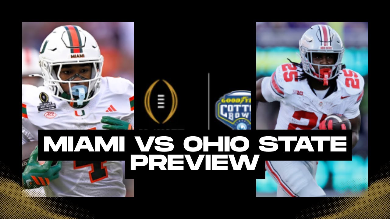 CANES vs BUCKEYES Quarter Final Playoff Game Preview