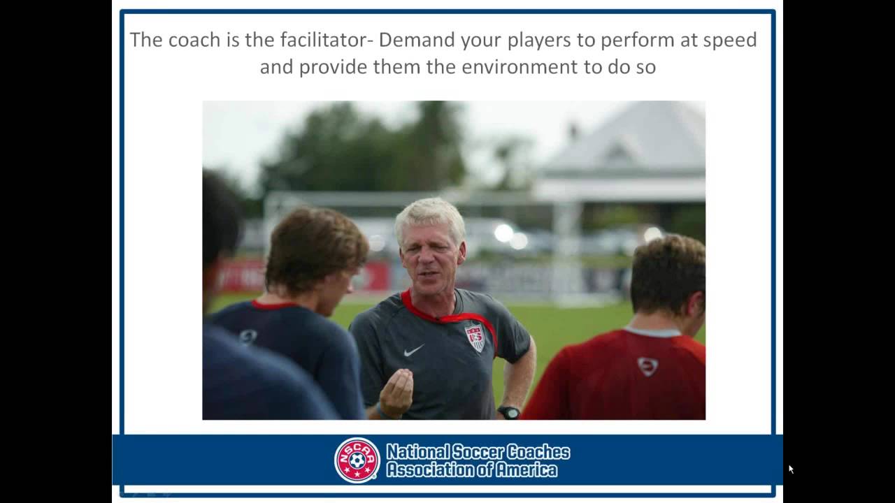 NSCAA: Facilitating Speed of Play on the Training Ground presented by Patrick Johnston
