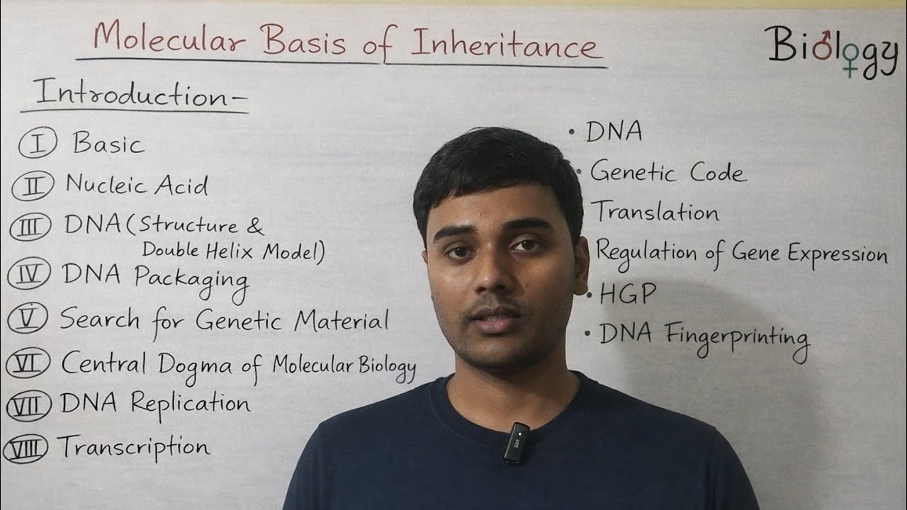 Molecular Basis Of Inheritance 01| Basic + Nucleic acid #livingworldclasses#bioaasanhaiji