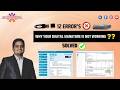 12 errors why digital signature not working I digital signature renewal I error while signing I