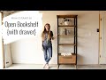 How to Build a Modern Open Bookshelf {with Drawer!}