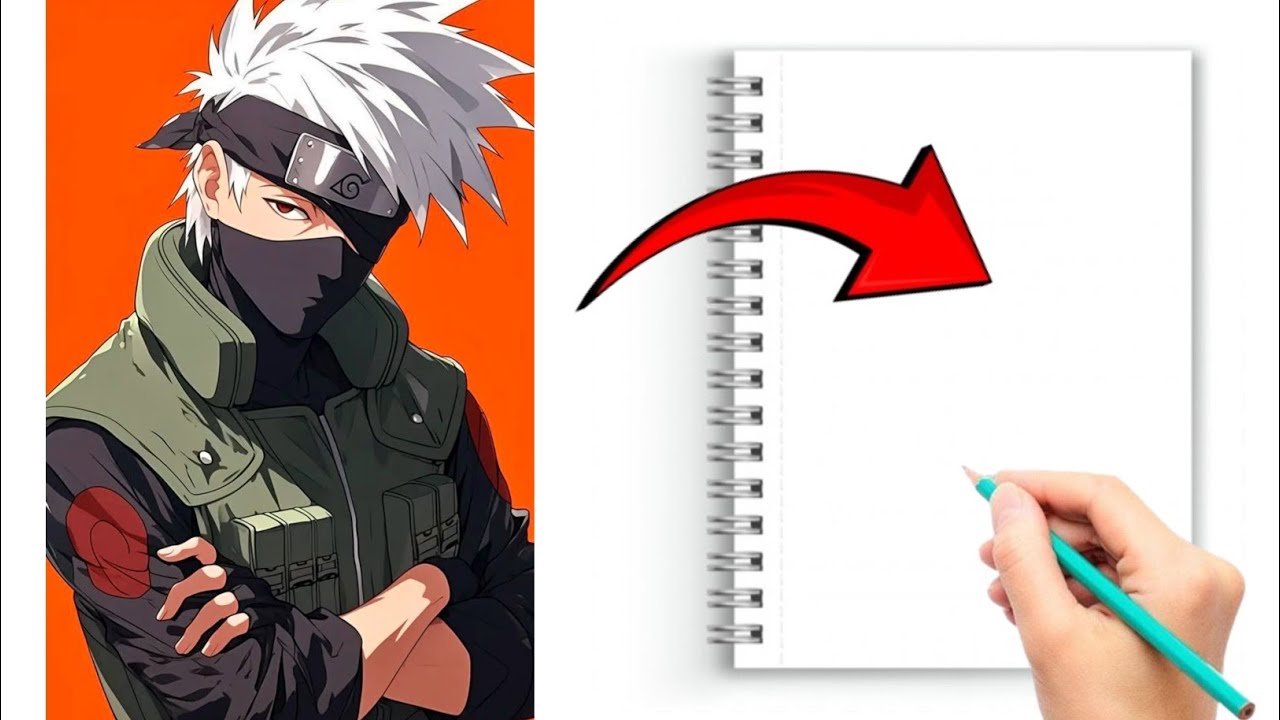 How to Draw Kakashi Hatake Like a Pro (Step-by-Step Anime Tutorial