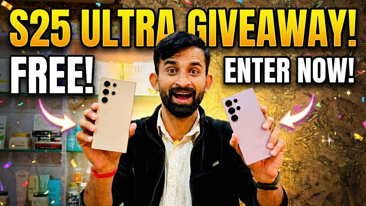Mera Sabse Bada GIFT Aapke Liye! 😭 Samsung S25 Ultra Giveaway is HERE!"