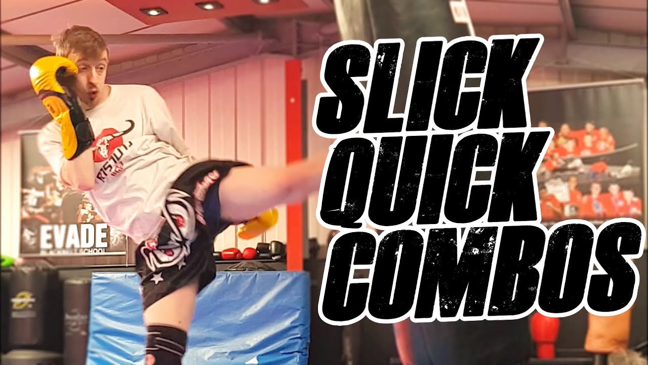 Sexy Freestyle Kickboxing Combos on the Heavy Bag Evade YouTube