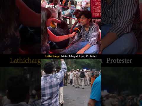Lathicharge Mein Ghayal Huye Log! #shorts
