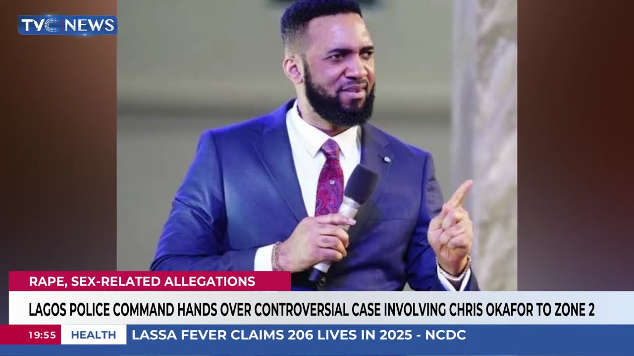 Ra*pe, Se*x Allegations: Pastor Chris Okafor Surrenders To Police