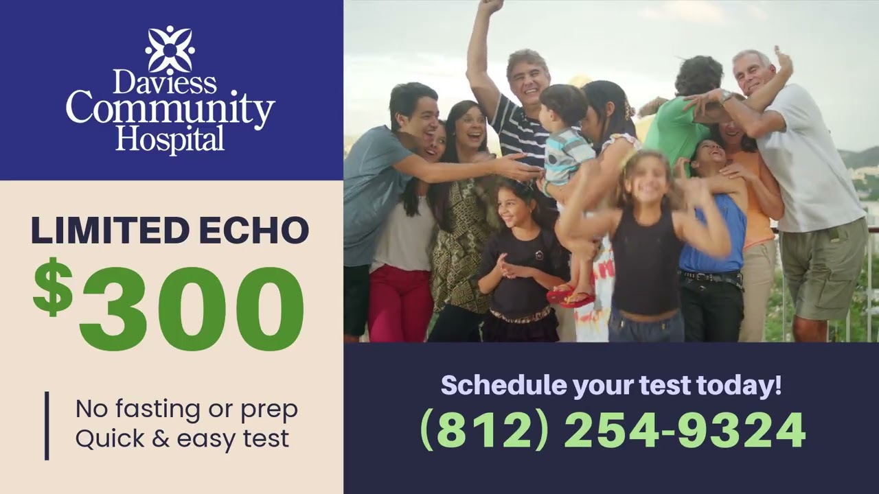 Schedule Your $300 Limited Echo at DCH – A Simple Test Could Save Your Life