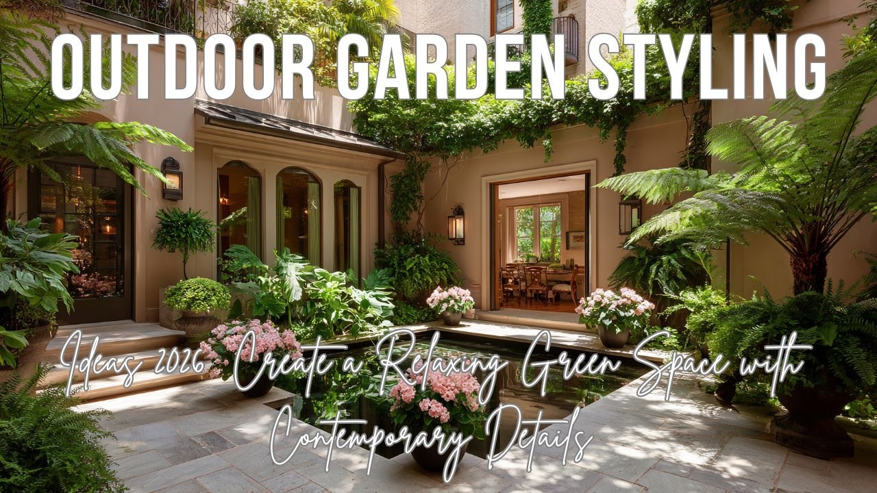 Идеи оформления сада на открытом воздухе к 2026 году: создайте расслабляющее зеленое пространство...