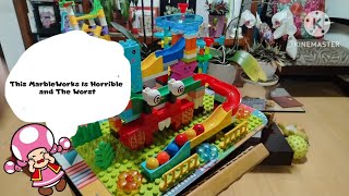 MarbleWorks 508 Lego Marble Run 132 PCs But is Really Disappointed and Boring