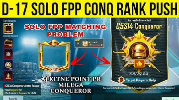 Solo fpp rank push | solo fpp matching problem  #solofppconqueror #solofpprankpushtoconqueror