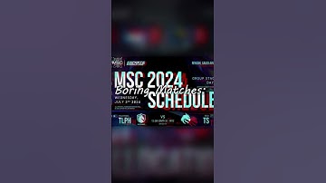 MSC HYPE MATCHES 🔥🔥🔥 #shorts #mobilelegends #mlbb #ml #msc #msc2024 #esports #fnatic #srg #evosroar