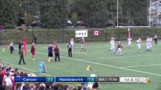 2018 BC High School Football: Carson Graham vs Handsworth screenshot 4