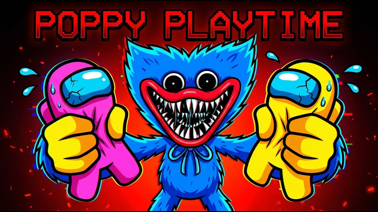 Jugando POPPY PLAYTIME en AMONG US 😈😰 MOD