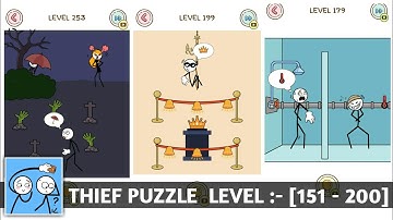 THIEF PUZZLE level :- [151 - 200] | Android Funny Puzzle Gameplay