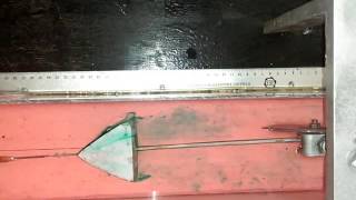 Low Speed Water Tunnel Flow Visualization on delta shape model