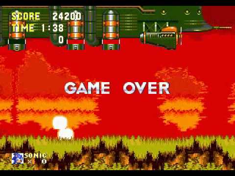 Sonic The Hedgehog 3 Game Over