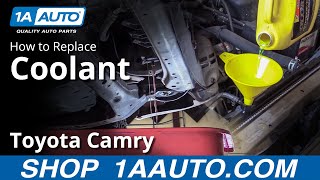 How to Drain and Fill Your Radiator 97-01 Toyota Camry