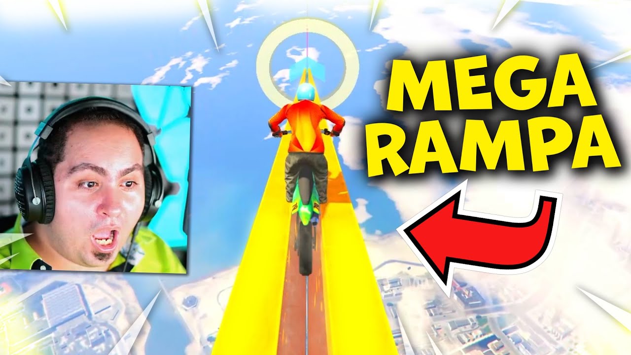 LYON FA LE MEGA RAMPE PARKOUR DI GTA 5 IN LIVE!! YouTube
