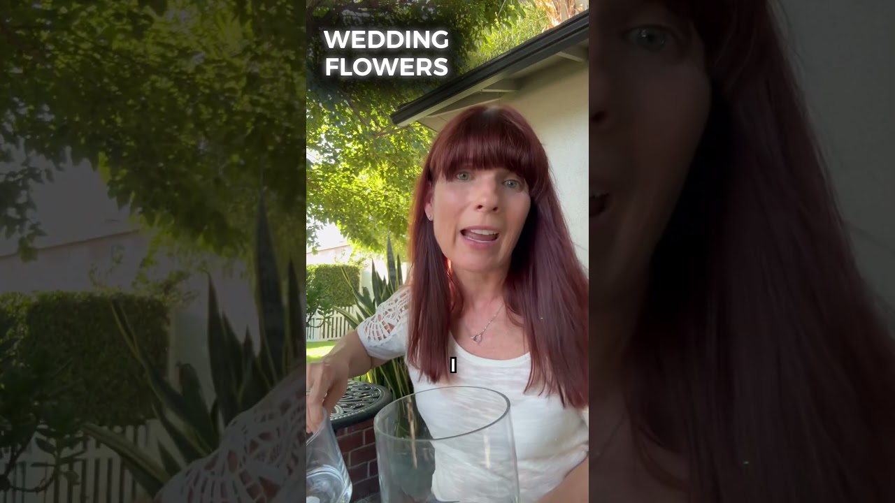 Wedding flower money saver. Photos courtesy @haleydouglasphotography 