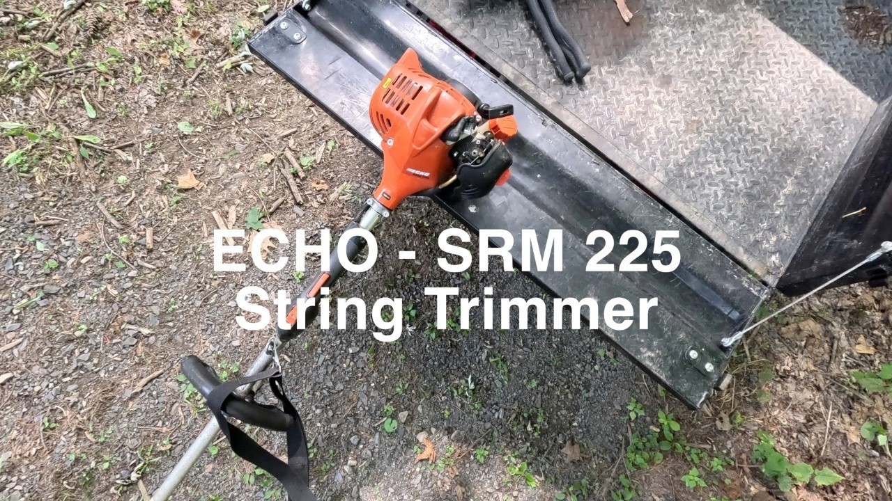 ECHO SRM - 225 String Trimmer in Action. Reliable, strong, tough. - YouTube