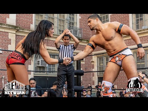 Tessa Blanchard vs Anthony Bowens - Intergender Wrestling (Battle Club Pro, Impact, AEW)