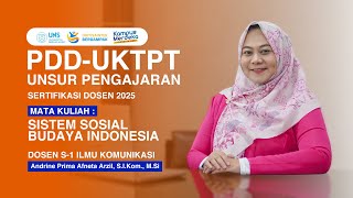 PDD-UKTPT Bidang Pengajaran | Serdos 2025 | Andrine Prima Afneta Arzil | Universitas Sebelas Maret