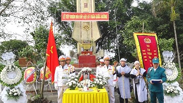 Lễ Đón Nhận Và An Táng Hài Cốt Liệt Sỹ Trần Quốc Hương