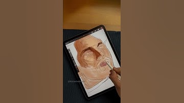 Look who I painted ? | Procreate | iPad Pro #shorts #youtubeshorts #creatingforindia