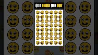 FIND ODD EMOJI OUT? #shorts #howgoodareyoureyes #emojichallenge #emojichallenge