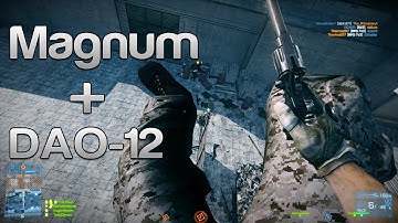 Battlefield 3 Magnum + DAO-12 + Troll DAO-12