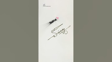 Flamingo🦩Signature | Signature Design | Signature Ideas | Saina Name Signature #signature #shorts